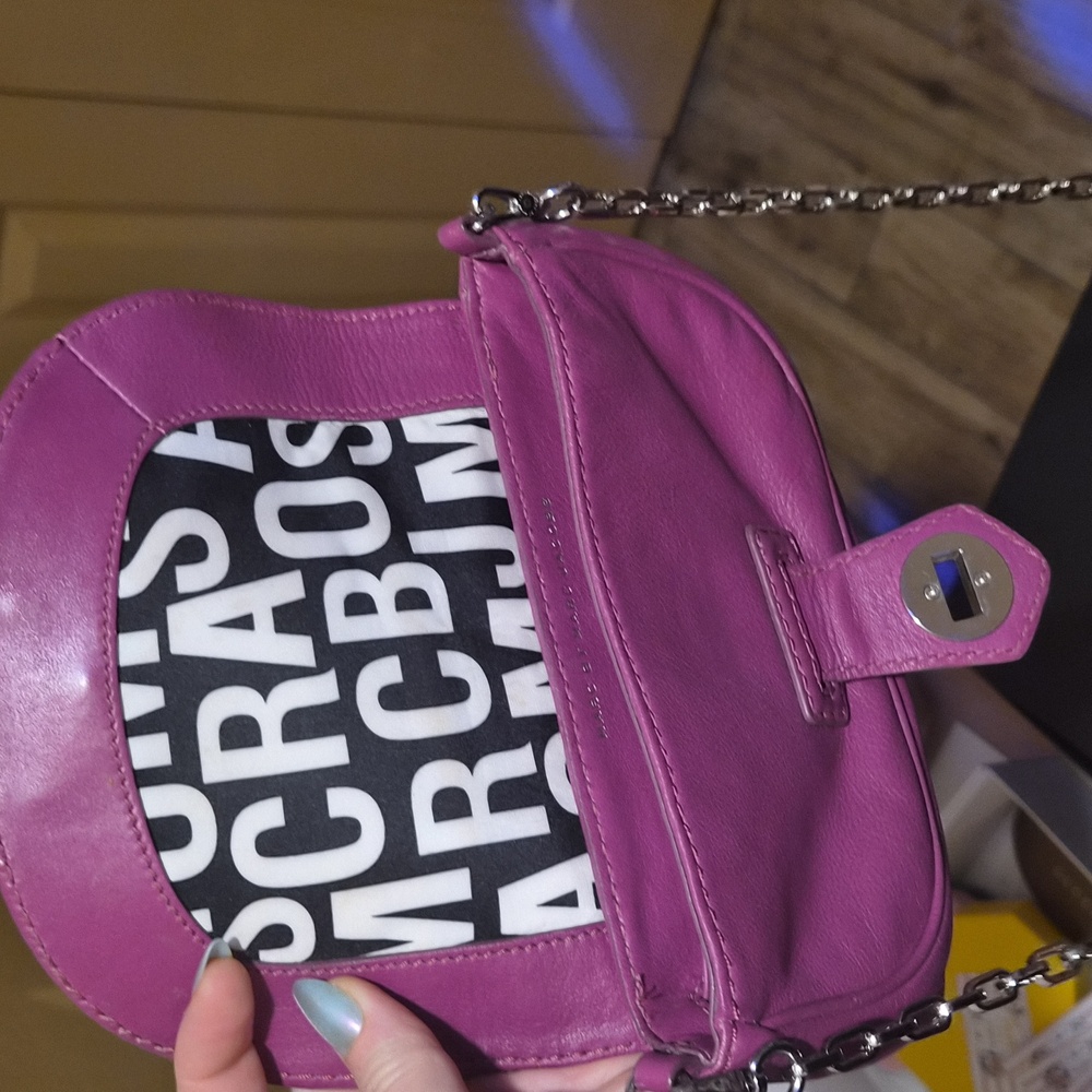Marc By Marc Jacobs Magenta Leather Mini Crossbody - Picture 5 of 15